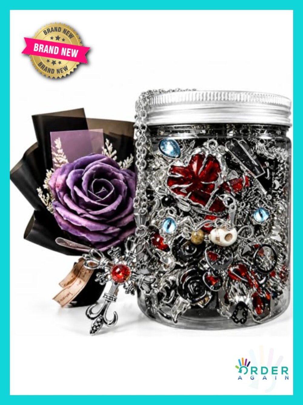 Mystery Jewelry Set 50-60 Pcs Surprise Gift Box for Women Fashion Bundle
